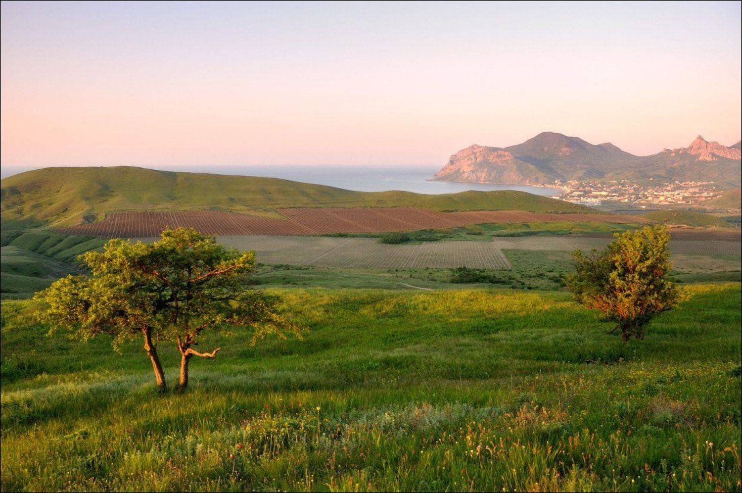 крым, рассвет, коктебель, Dmitry Pozharsky