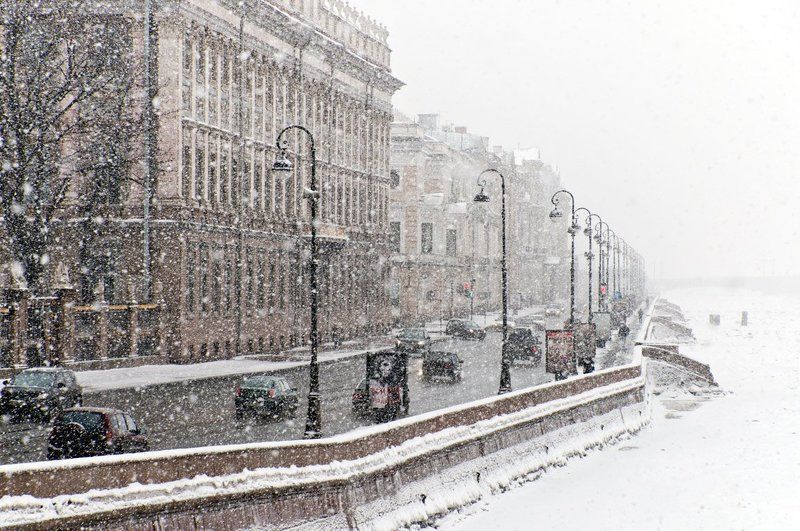 нева, петербург, александр, алексеев, 881 Снегопадphoto preview