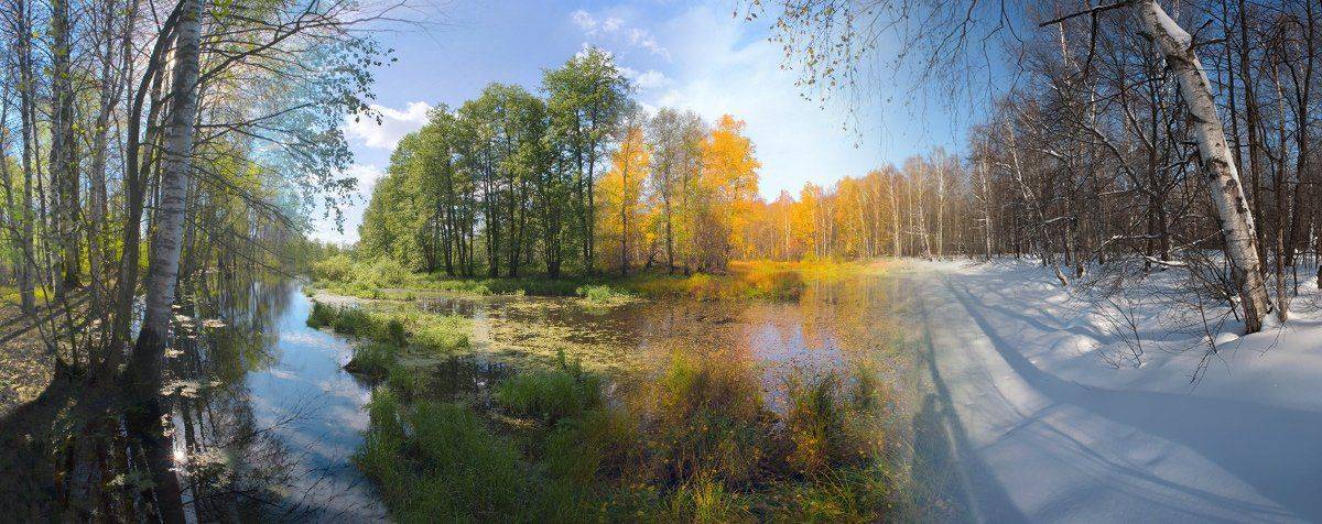 мещера, рязанская, область, старица, времена, года, Валерий Пешков