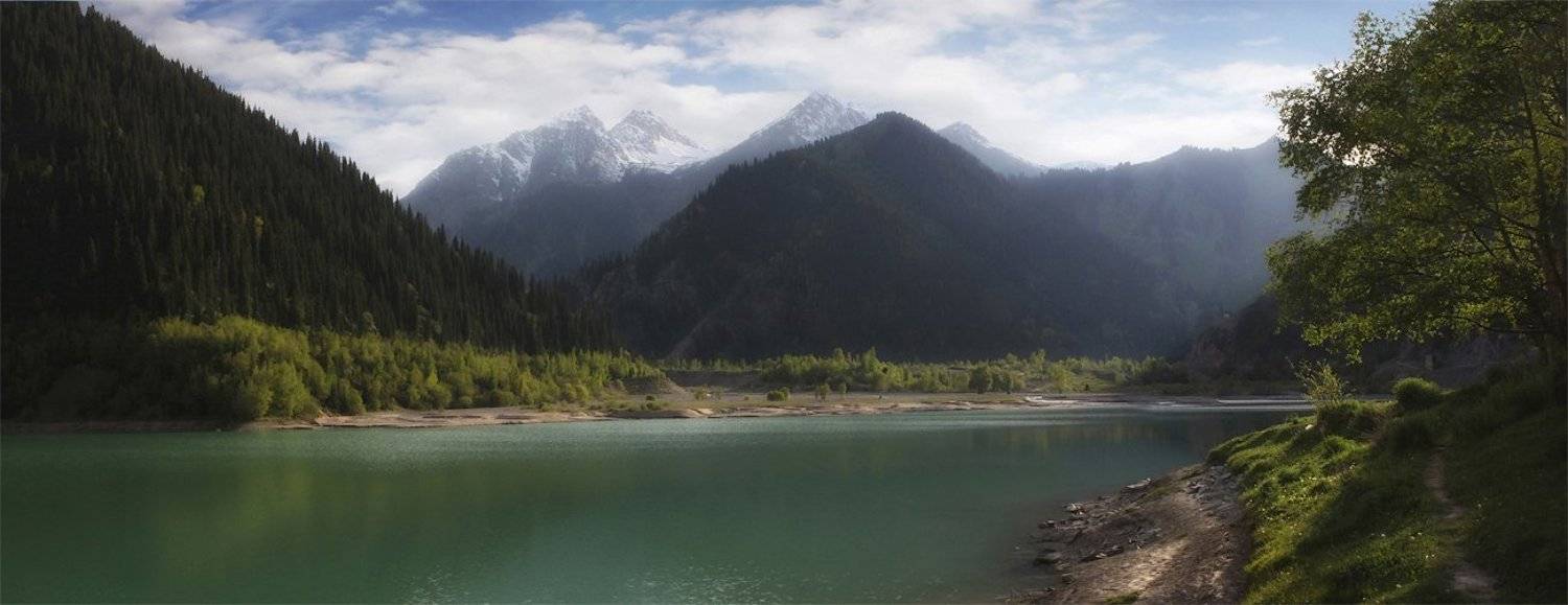 ***. Автор: SkorovS горы,озеро, SkorovS