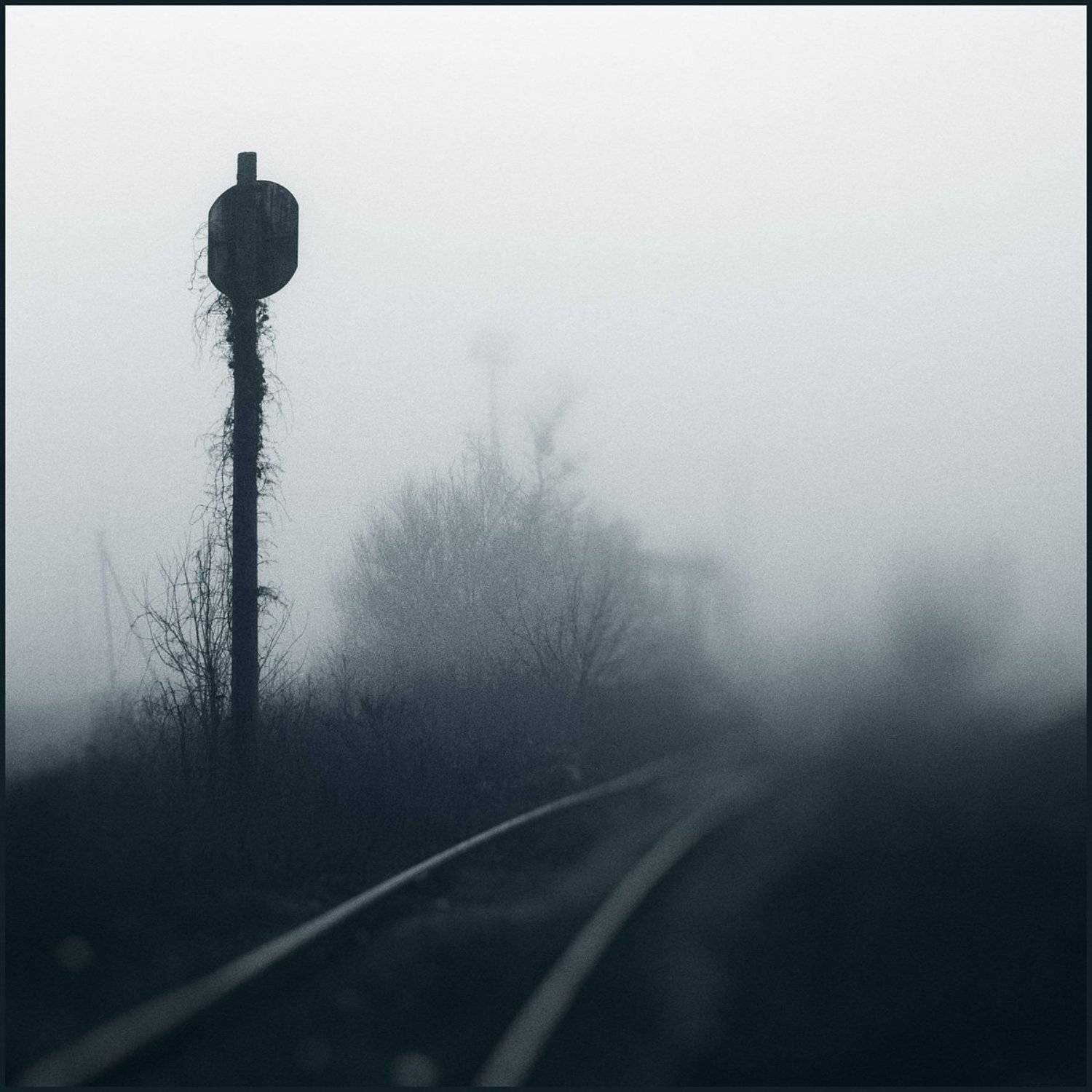 В никуда из ниоткуда. Автор: Миронов Сергей железная дорога, туман, рельсы, бесконечность, Миронов Сергей