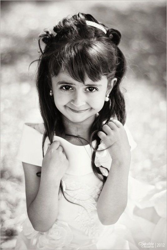 дети, деочка, портрет, чб Машенька фото превью