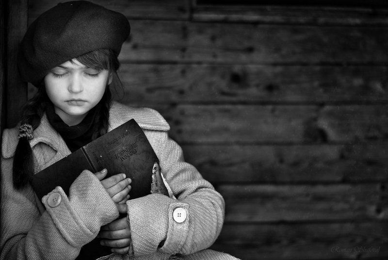 портрет, девочка метались мысли, путаясь.....photo preview