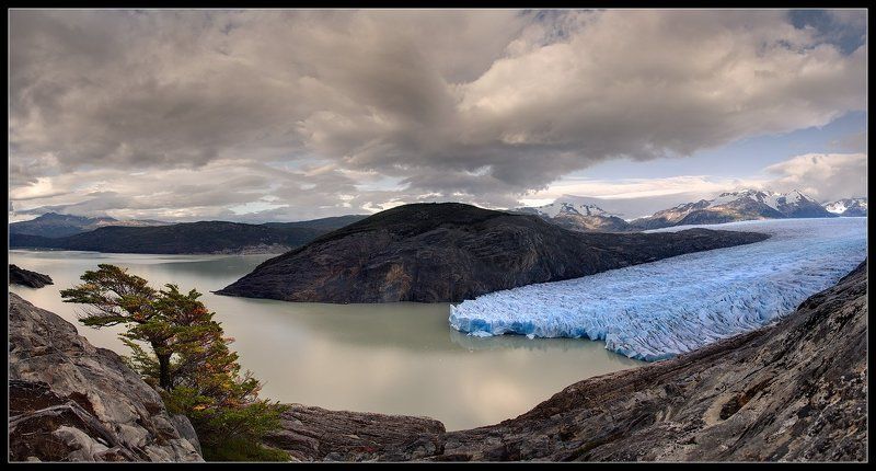 чили, торрес дель пайне, лагуна, амарга Ледяное Поле Патагонии...(2)photo preview
