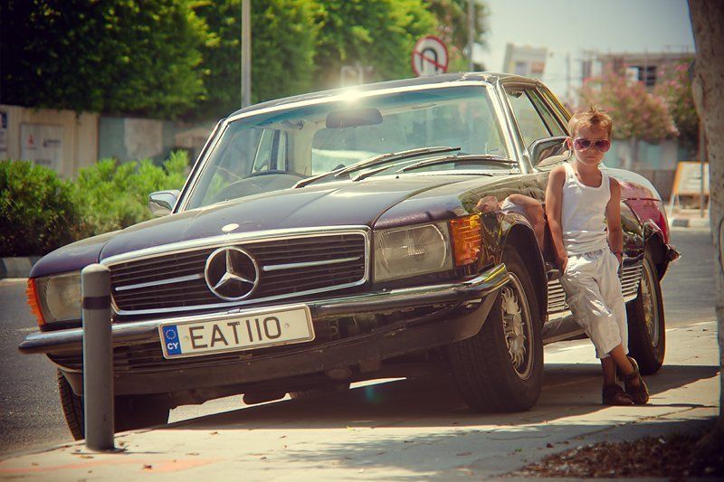 мальчик, кока-кола, меседес, лето, жара, юг, кипр, солнце Coca-Cola manphoto preview