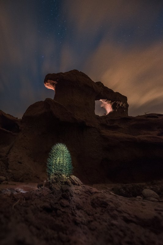 night stars rocks north poscardsphoto preview