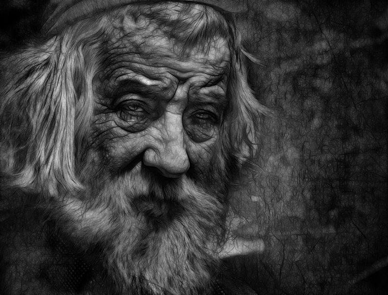 portret, портрет, чб, монохром photo preview