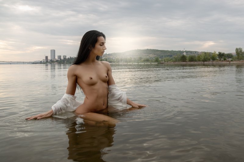 фото , цвет , ню , портрет , модель , девушка , брюнетка Релакс ...photo preview