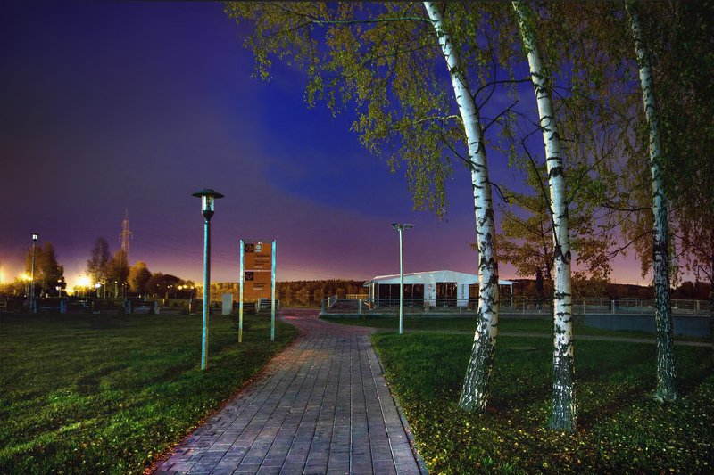 беларусь, город, минск, вечер, фотосфера-минск В-ополи бярозки стояли... фото превью
