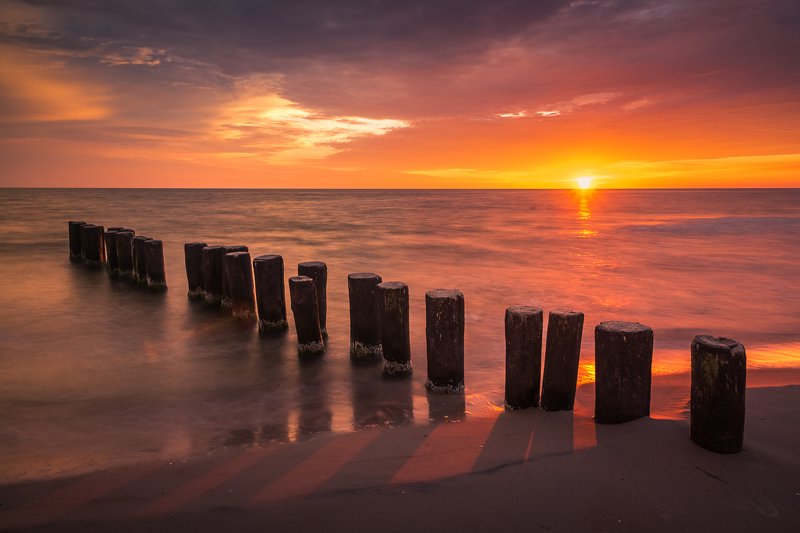 baltic  ,sun, sunset, sunrise, horizon, dawn, dusk, sky, orange, view, sunlight, morning, lights, sea, water,  Sunrisephoto preview