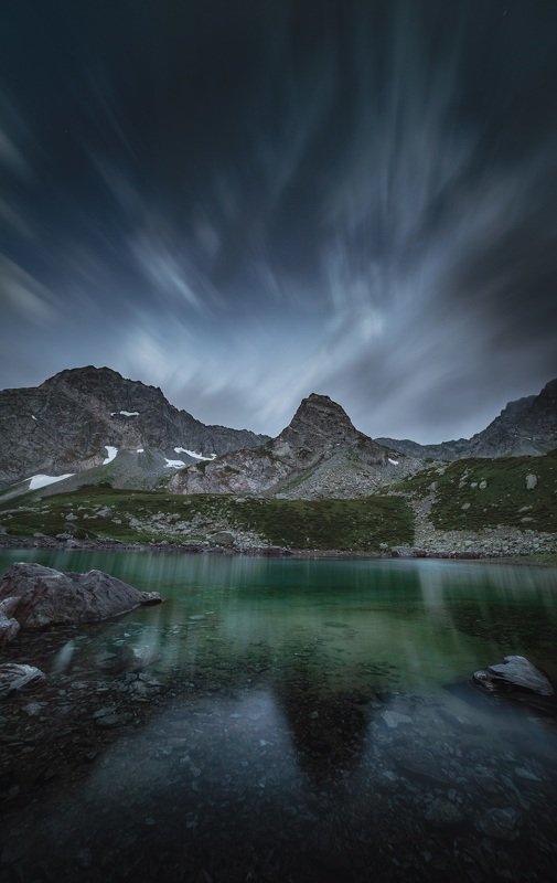 Сумерки на озере Мамхурцphoto preview