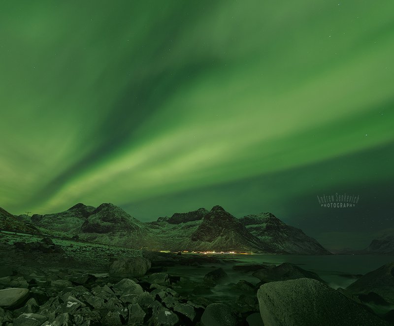 лофотены, lofotens, северное сияние, aurora Лофотены. Сияние 7. =)photo preview