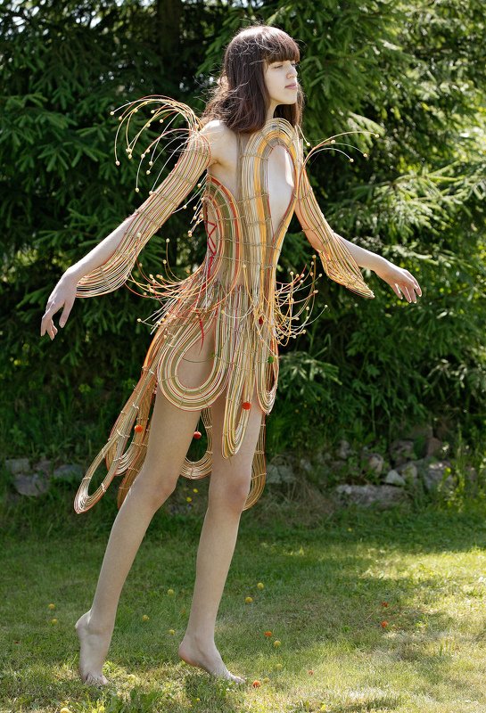 портрет, флористика, цветы, люди образы эпохи Птица Сиринphoto preview