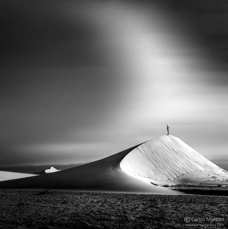 conceptual black & white b&w landscape Fiambala desde las lucesphoto preview