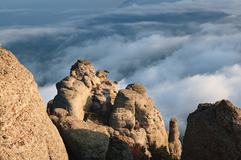 Крым, демерджи Скалы Чомачайphoto preview