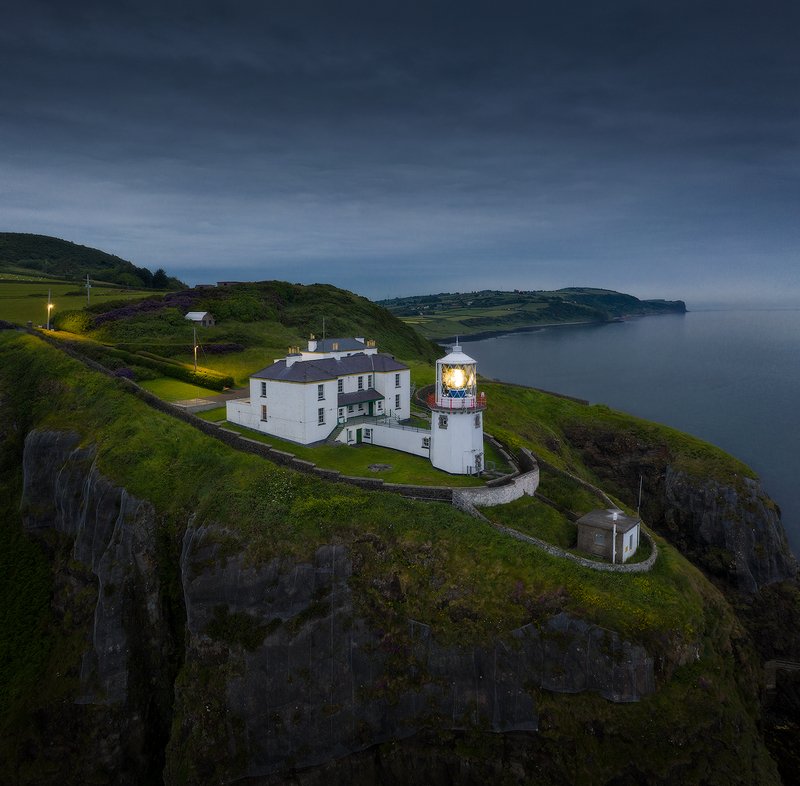 northern ireland, lighthouse, ирландия, маяк Northern Ireland. Blackhead Lighthousephoto preview