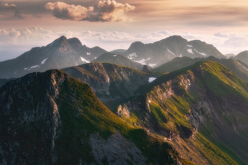 landscape, expression, romania, sunset, ridge, fagaras Identityphoto preview