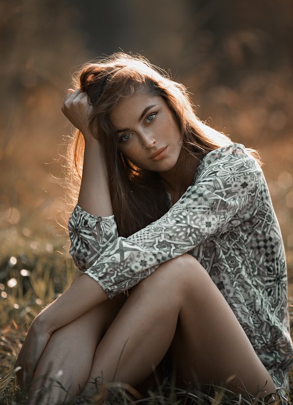 девушка, красавица, портрет, girl, portrait Xenia фото превью