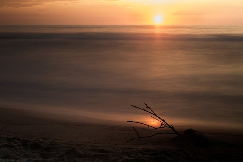 природа, пейзаж, море, закат, вечер, балтика, минимализм, minimalism, nature, seascape, landscape, sunset, evening, longexposition, orange, ***photo preview