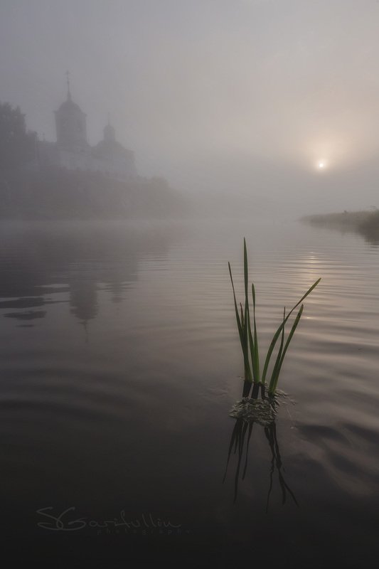 слобода, чусовая, урал, средний урал, туман, церковь Слободаphoto preview