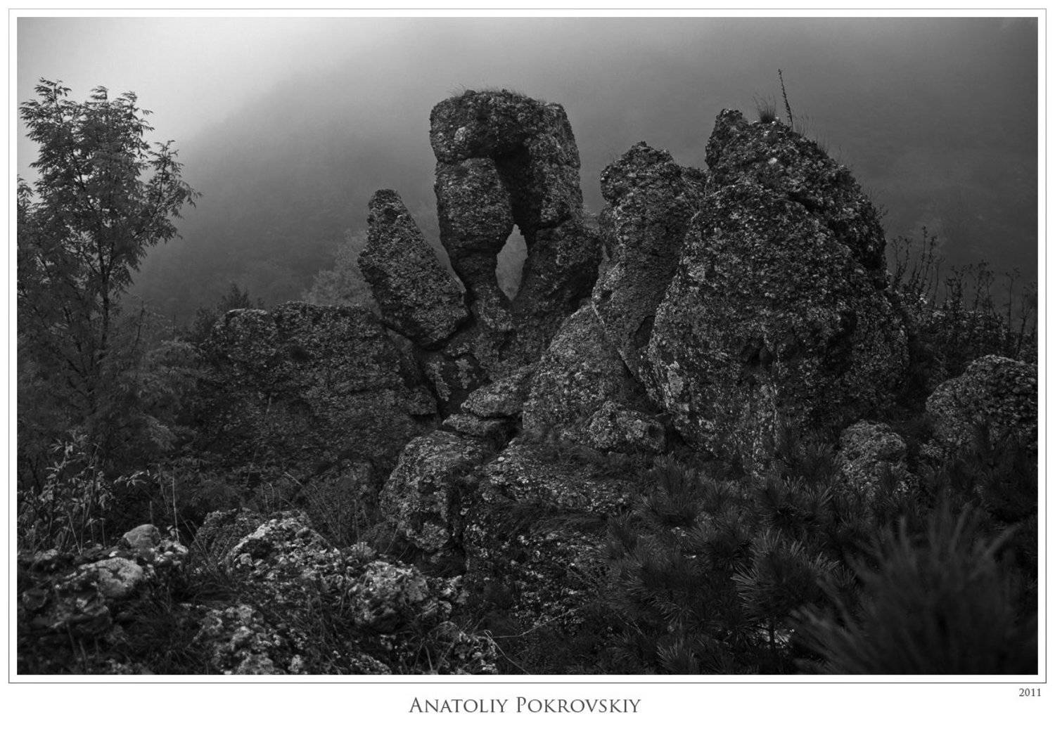 крым, горы, демерджи, облака, скалы, камни, анатолий покровский, Анатолий Покровский
