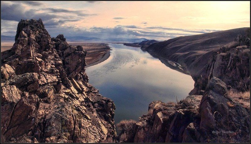 бурятия, горы, река, осень Когда уходит летоphoto preview