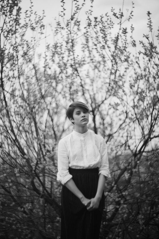 портрет,чб,девушка Kaiserwaldphoto preview