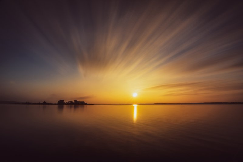 clouds sky sunrise dawn рассвет вода облака небо Sky Painterphoto preview