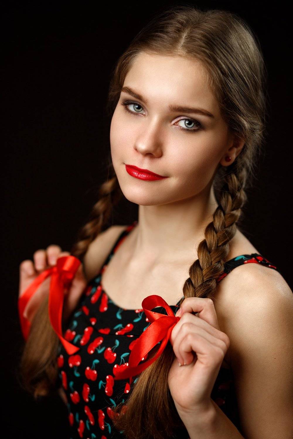 портрет, девушка, Сергеев Сергей