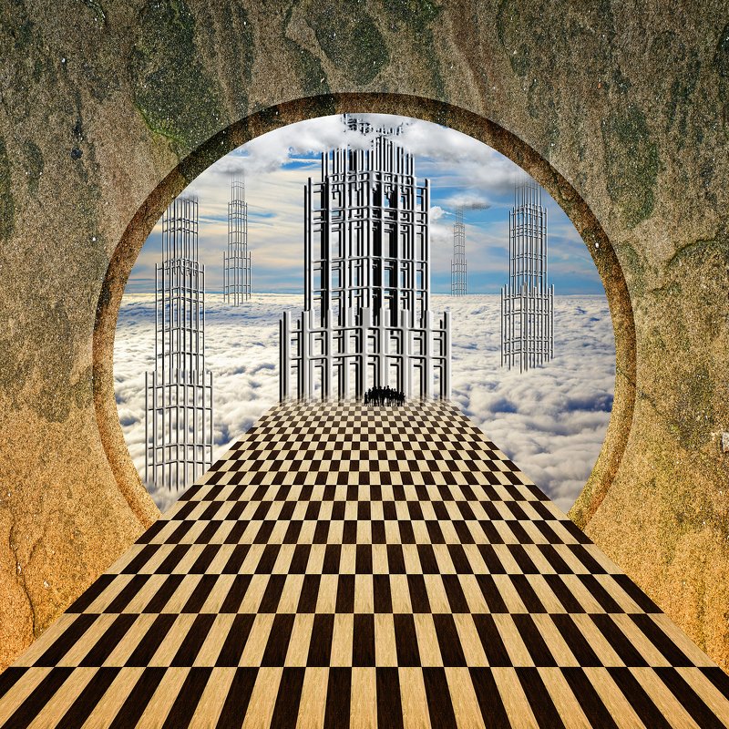 art, collage, color, colors, color image, composing, concept, conceptual,  digital, editing, photography, photo collage, surreal, surrealism, Manifestation of the Imaginaryphoto preview