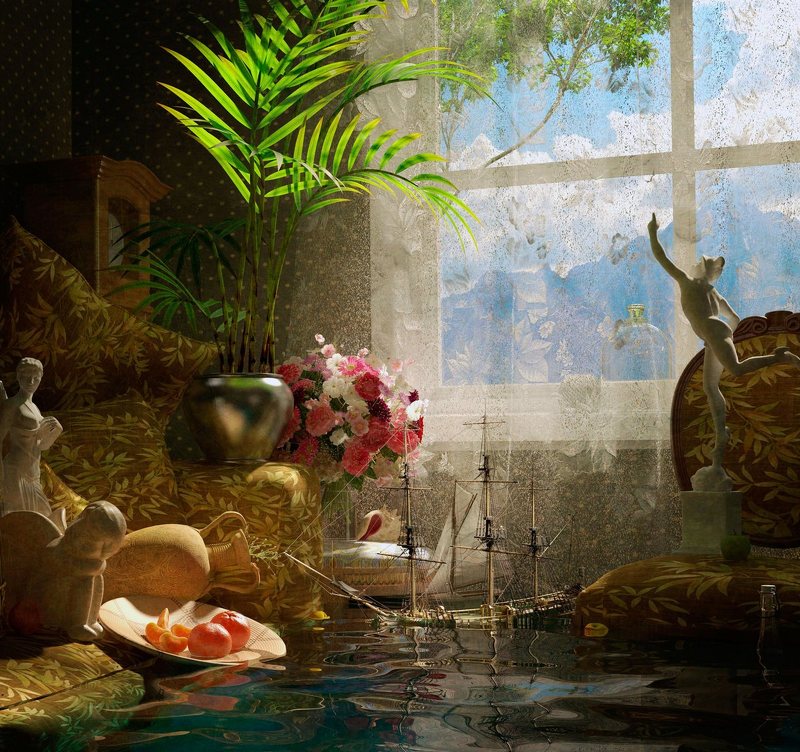 Натюр с парусником.photo preview