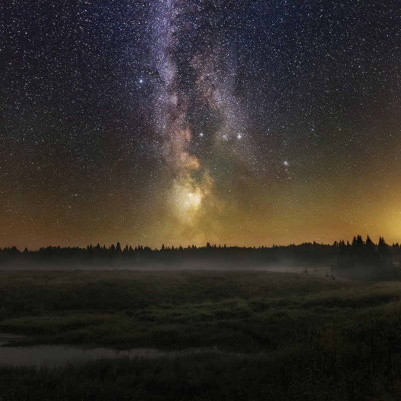 пермский край, ночь, звёзды, млечный путь, осень ***photo preview