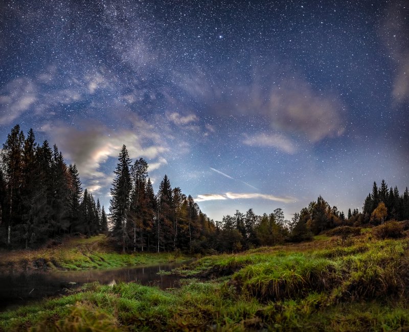 звезды, млечный путь, ночь, астрофото, река река Гордеевкаphoto preview