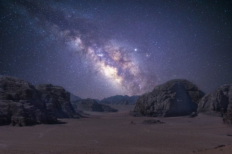 jordan desert wadi rum milky way sony laowa long exposure nightscape photo preview