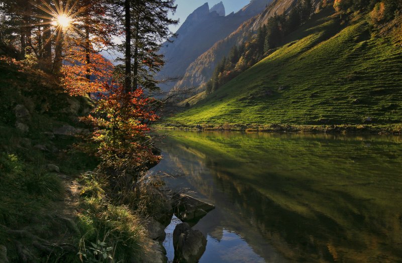 швейцария, альпы, горы Альпийская осеньphoto preview