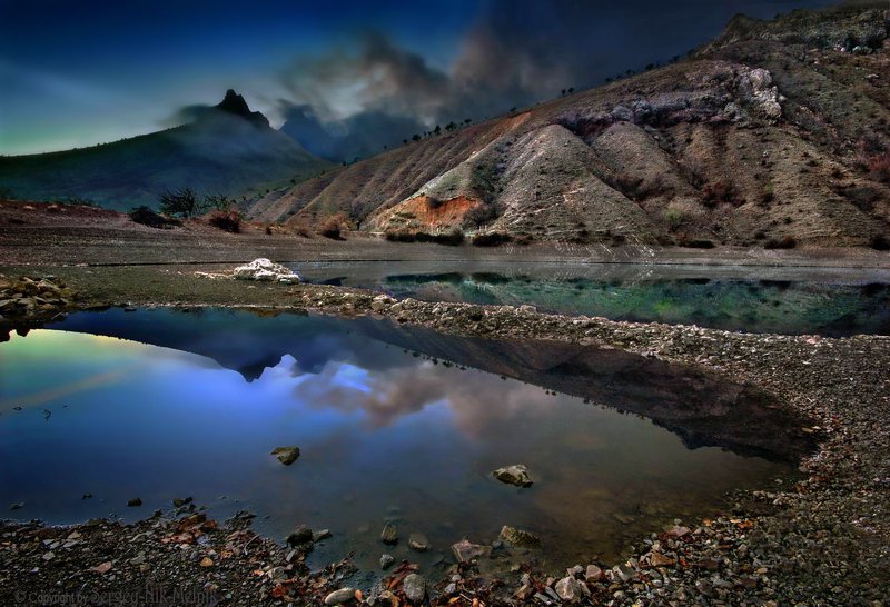 зеленогорье, панагия, алушта, демерджи, крым, чатырдаг Белый камень на изумрудном озереphoto preview