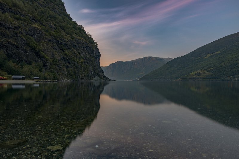 природа, пейзаж, норвегия, фьерды, флом, отражение В окрестностях Фломаphoto preview