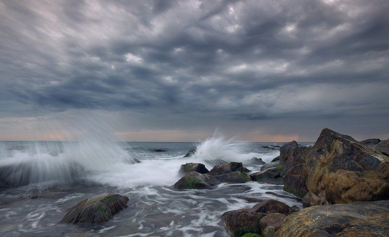 море, закат К дождю, поди....photo preview