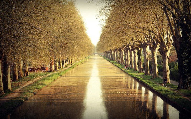 le, canal, du, midi Un soir en Francephoto preview