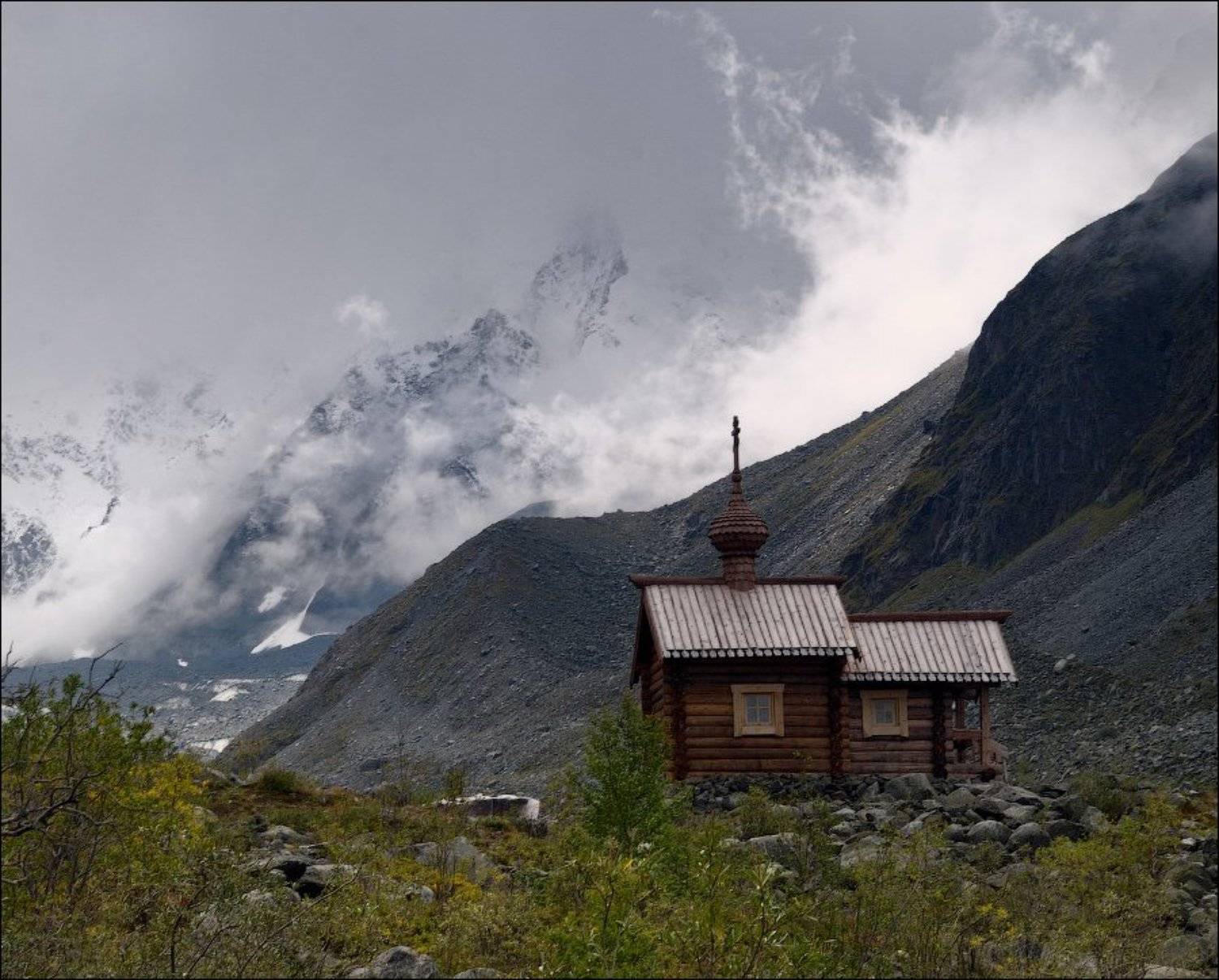 Аккемская часовня. Автор: Dmitry Pozharsky аккем, часовня, горный алтай, Dmitry Pozharsky