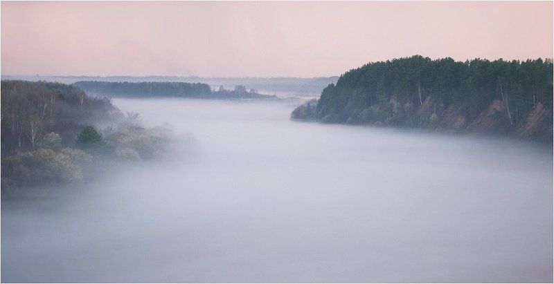 туман, апрель, ветлуга, россия И снова туманphoto preview