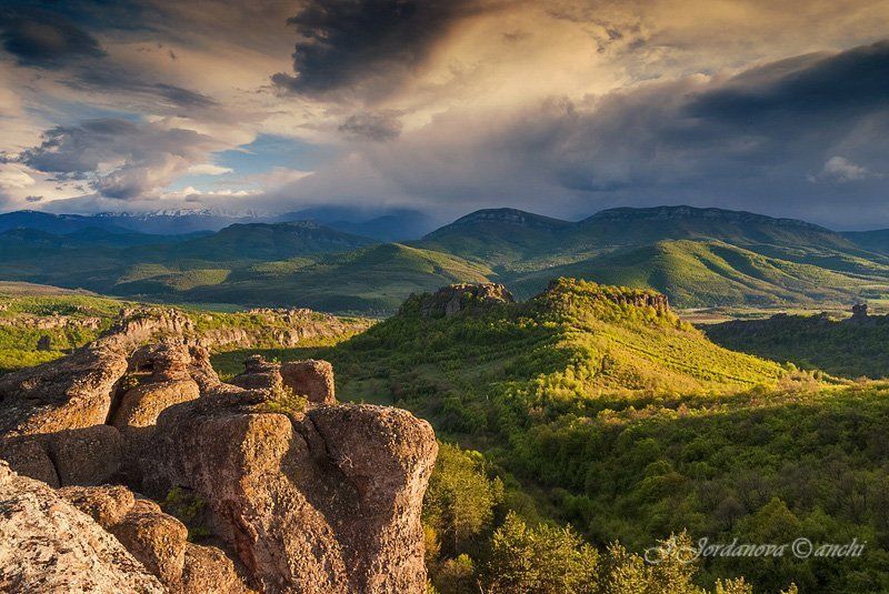landscape, rocks,bulgaria,belogradchik rocks,evening Еvening of Belogradchik rocksphoto preview