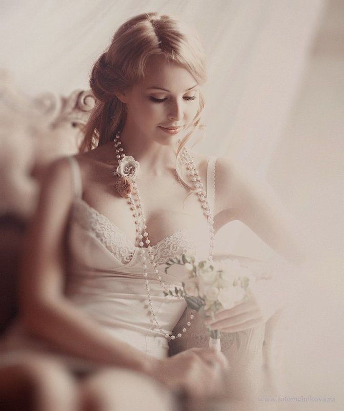 девушка, бьюти, портрет, профессиональное фото, гламур Утро невестыphoto preview