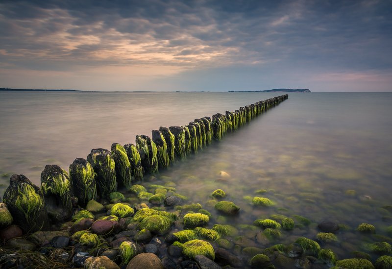 baltic, sea, water, waves, sunset, breakwaters, rugen Baltic breakwaterphoto preview