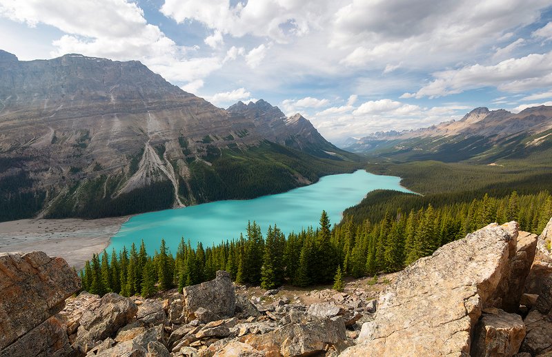 канада, банф, джаспер, озера Лазурные озера западной Канады фото превью
