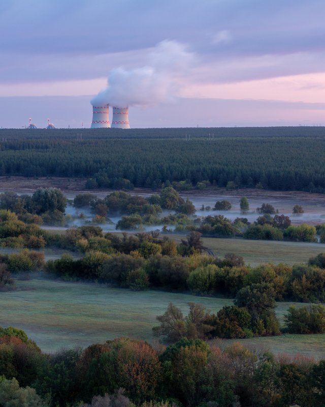 morning landscape sunrise haze river autumn утро пейзаж рассвет туман река осень Morningphoto preview