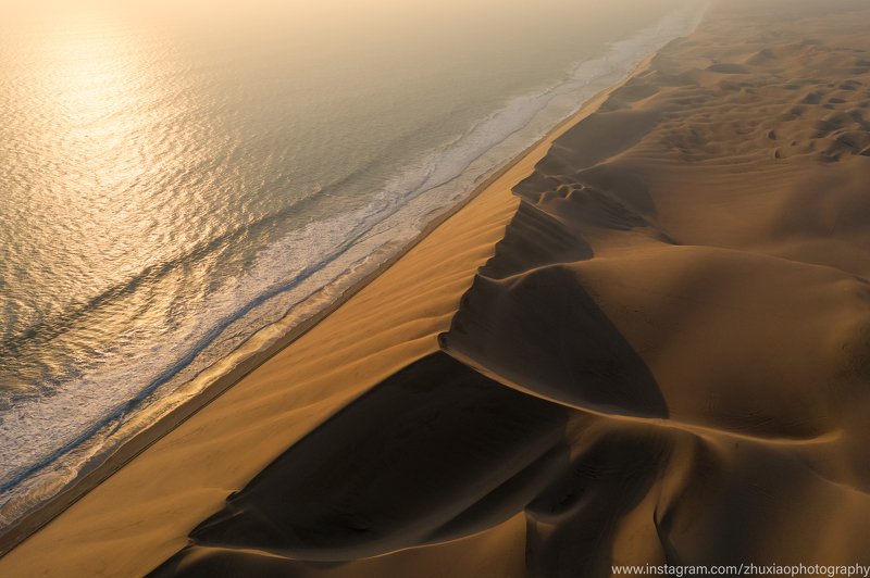 Namibia Sand dunes and seaphoto preview