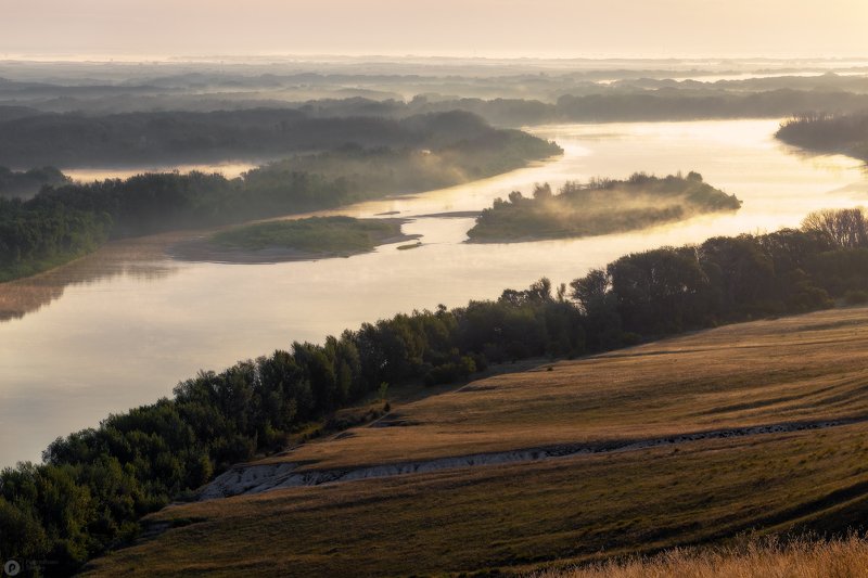 дон, туман photo preview
