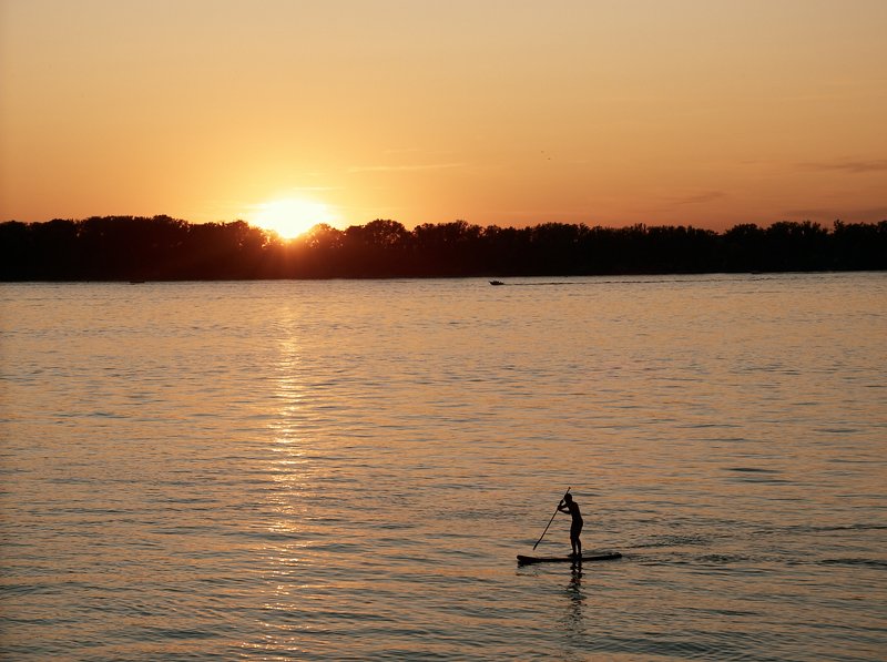 закат, река, лето ***photo preview