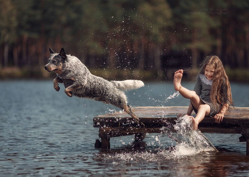 Pauline and her Bashar (Australian Cattle Dog)photo preview